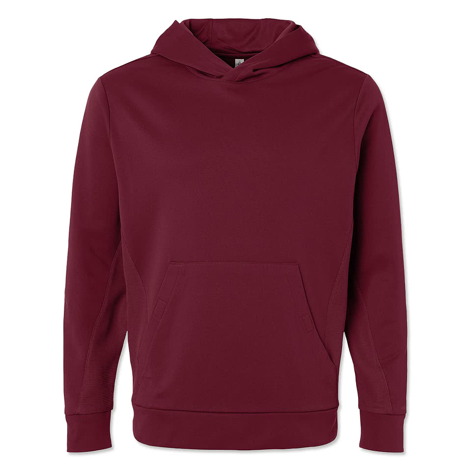 Team 365 Squad Tech Fleece Performance Pullover Hoodie