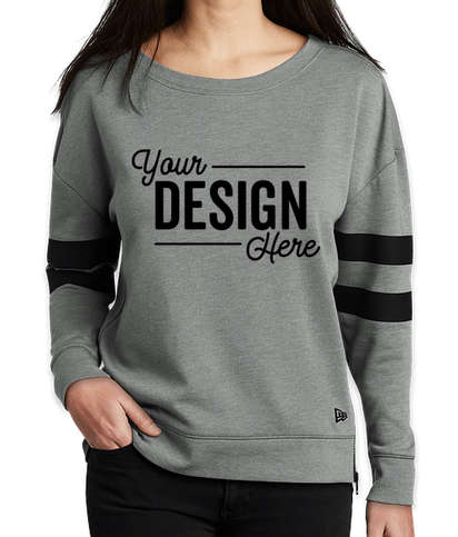 New Era Women's Varsity Tri-Blend Crewneck Sweatshirt - Shadow Grey Heather