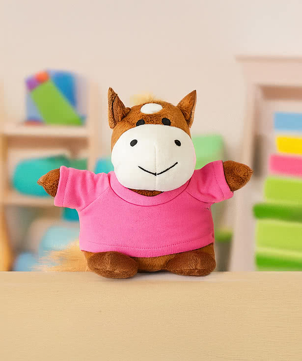 Full Color Bean Bag Buddies 6" Horse Plush Animal