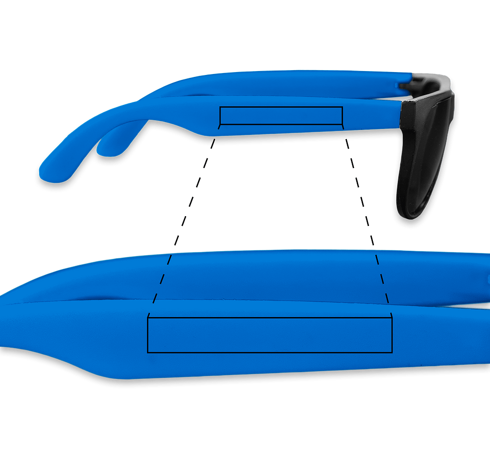 Two-Tone Matte Sunglasses-default