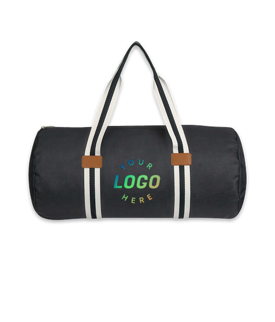 Capetown Heathered Duffel Bag in Black