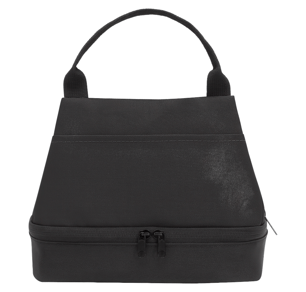 Eco Friendly Two Compartment Lunch Cooler Tote Bag-default