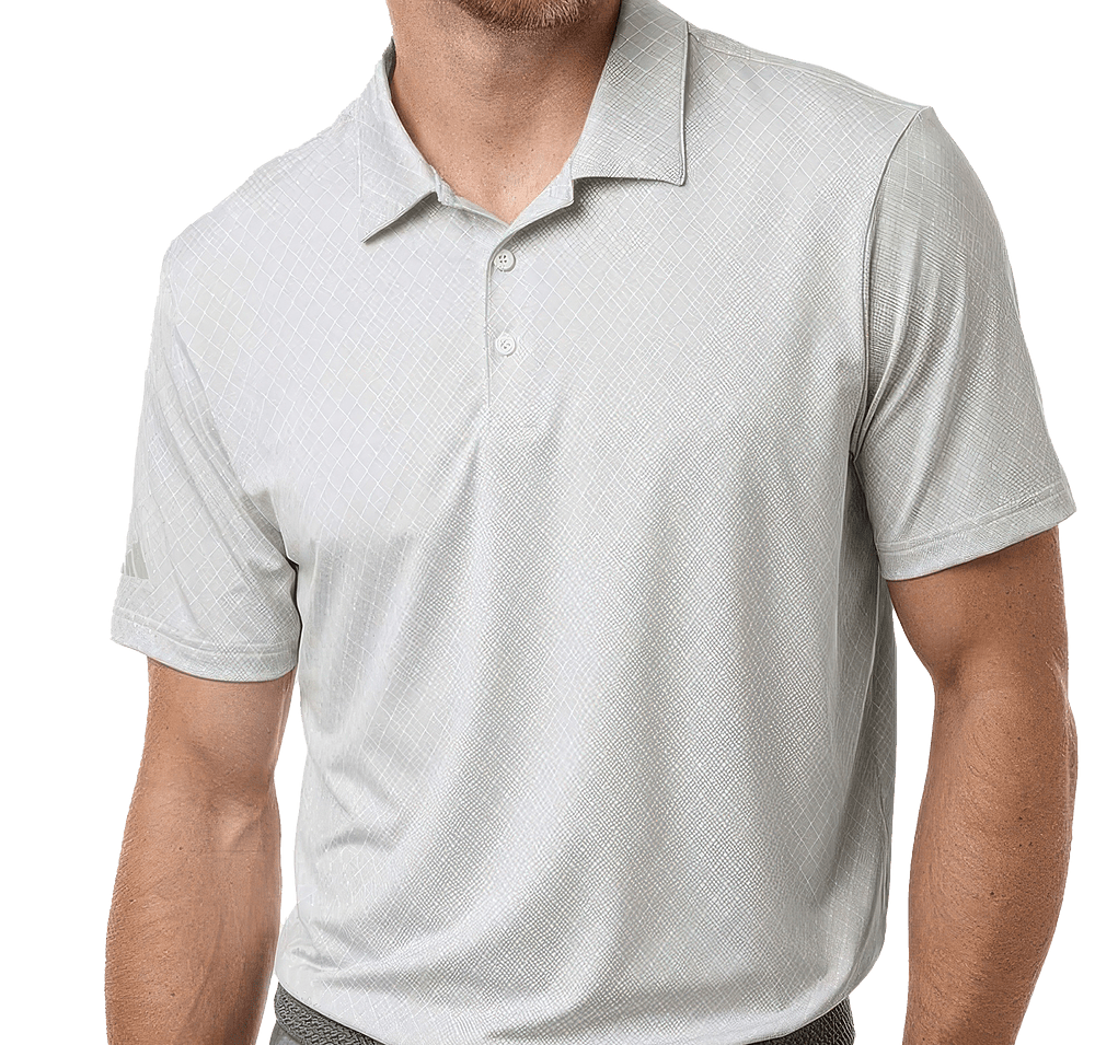 Adidas Recycled Stretch Grid Performance Polo - Printed-default