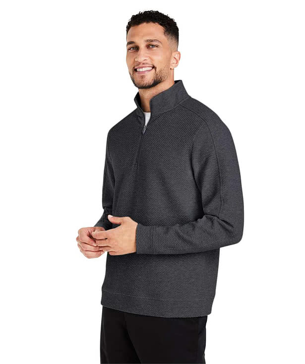 North End Spirit Textured Quarter Zip Pullover