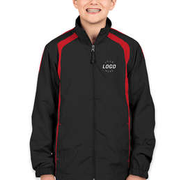 Sport-Tek Youth Full Zip Colorblock Warm-Up Jacket