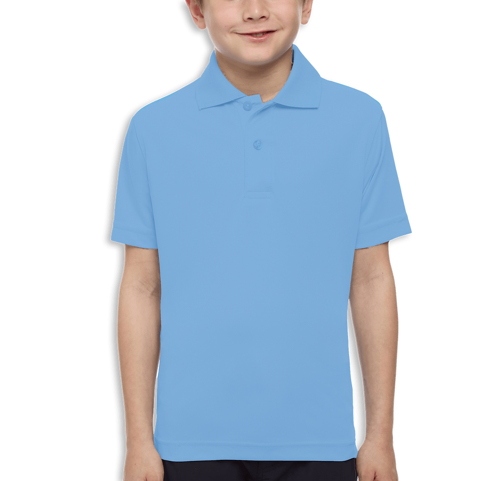 Blue Generation Youth Soft Touch Pique Polo - Embroidered-default
