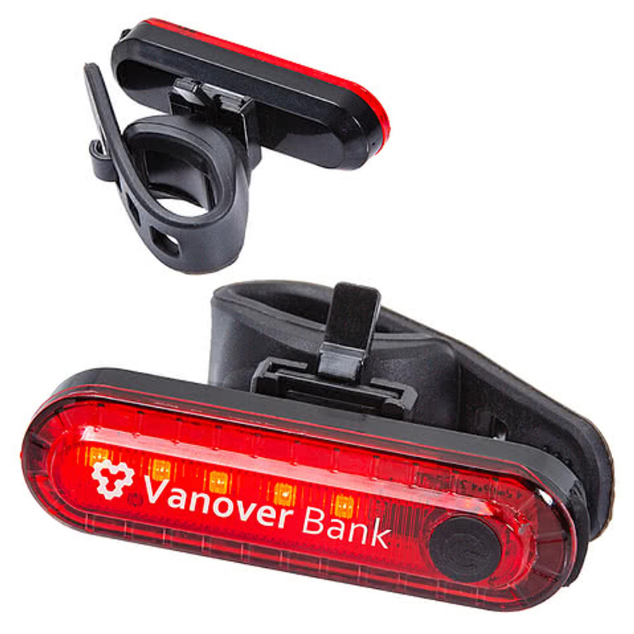 Lucent Rechargeable Bicycle Taillight in Black
