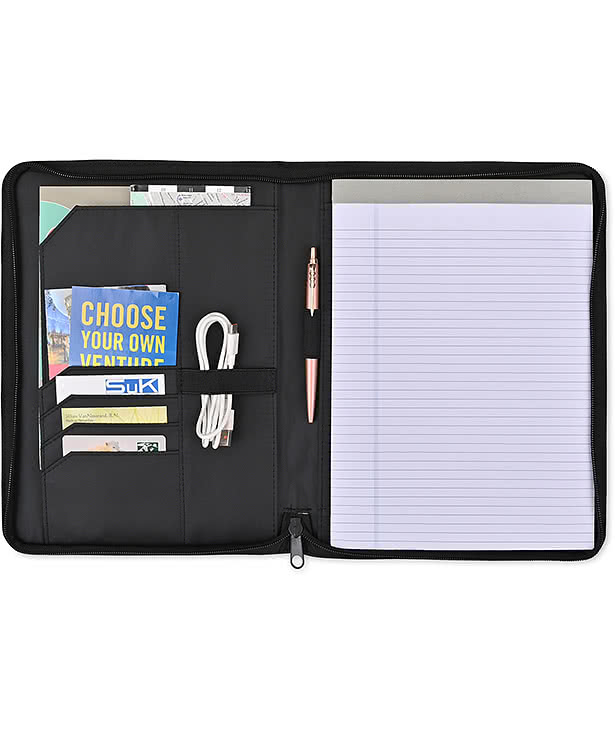 Morgan Executive Zippered Padfolio