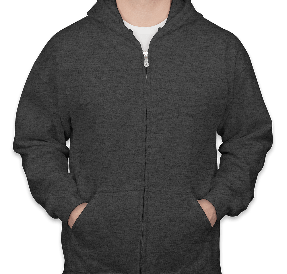 Gildan Midweight 50/50 Zip Hoodie-default