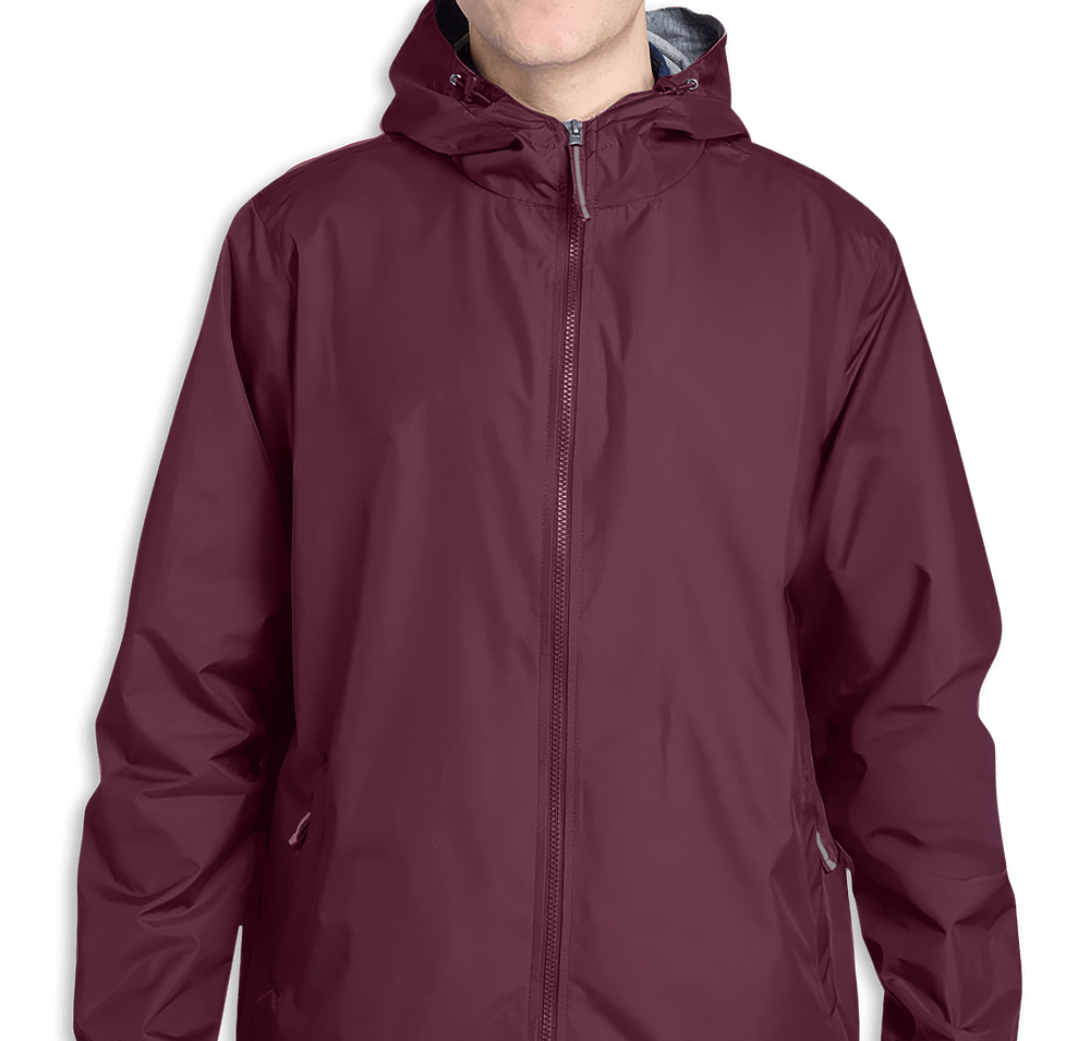 Charles River Portsmouth Hooded Windbreaker Jacket-default