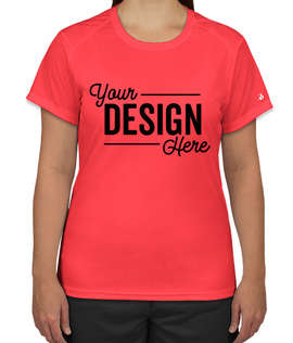 Badger B-Dry Women's Performance Shirt - Color: Hot Coral