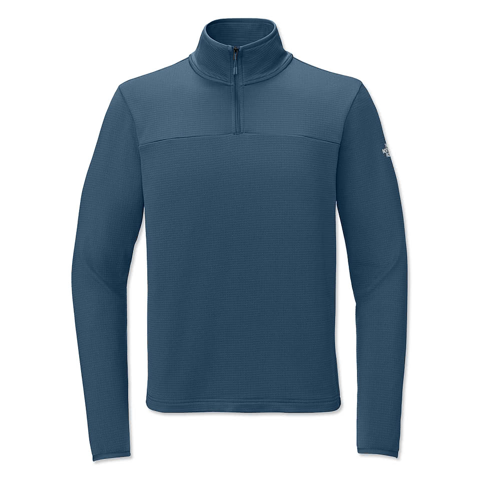 The North Face Aim Recycled Quarter Zip Fleece Pullover - Embroidered