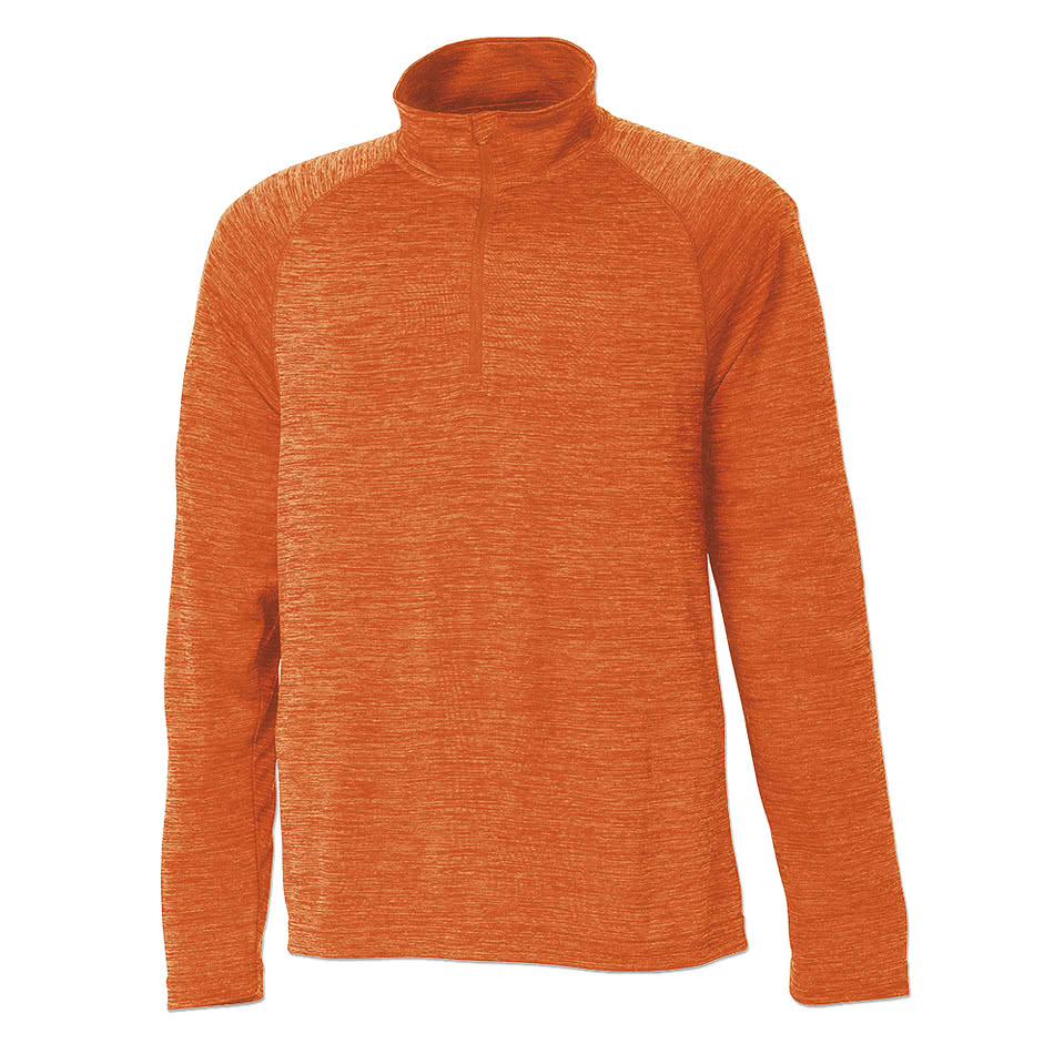 Charles River Space Dyed Quarter Zip Performance Shirt
