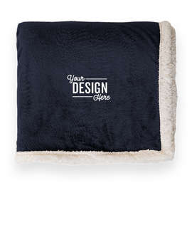 Kanata Original Lambswool Blanket - Color: Midnight Blue