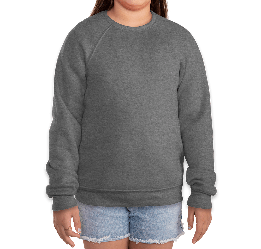 Bella + Canvas Youth Ultra Soft Crewneck Sweatshirt-default