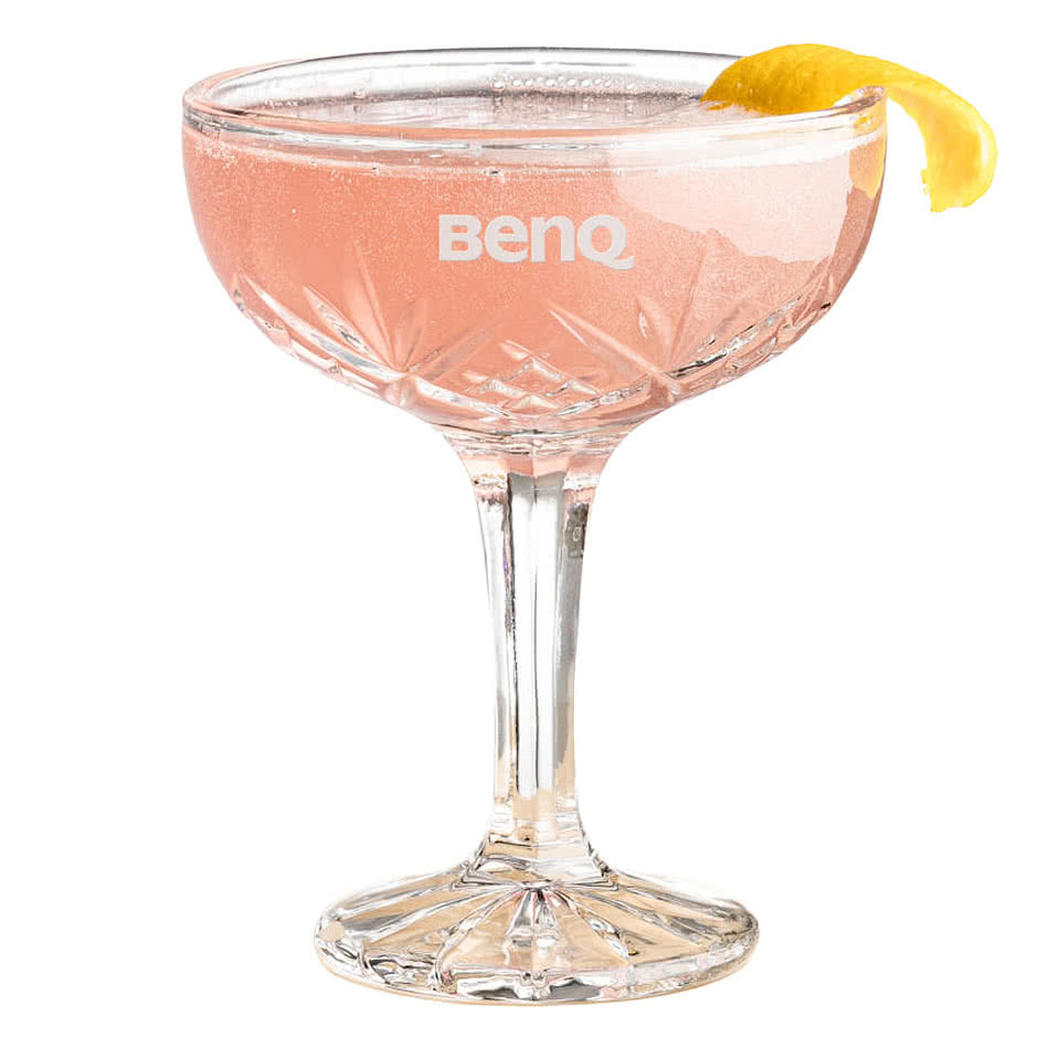 Laser Etched 6 oz. Brinkley Cocktail Coupe Glass