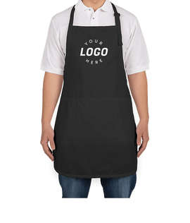 Port Authority Stain Release Full Length Apron - Screen Printed