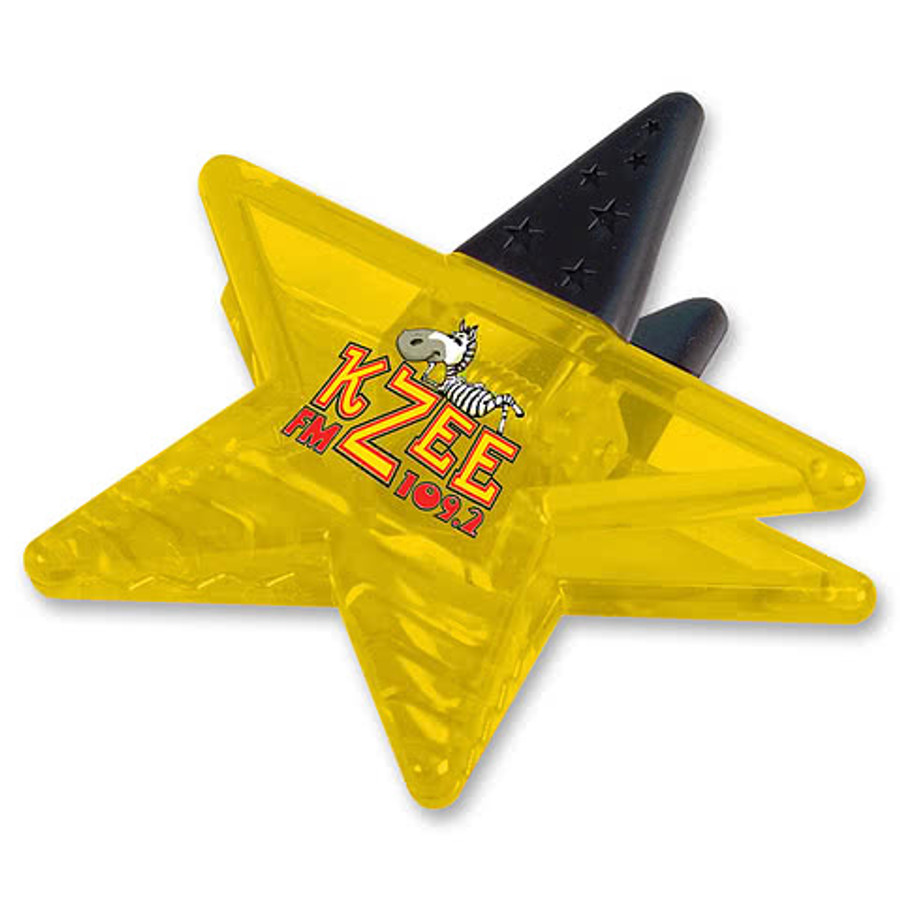 Power Clip Star in Translucent Blue