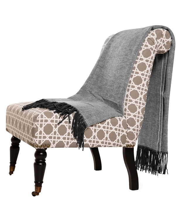 Kanata Herringbone Throw Blanket