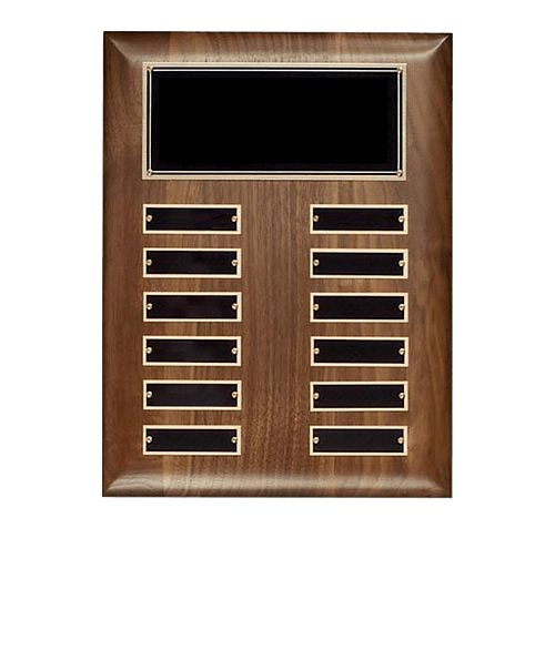 Elegance Perpetual Plaque in Walnut