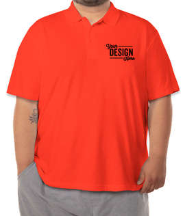 Clique by Cutter & Buck Addison Cotton Pique Polo - Color: Blood Orange