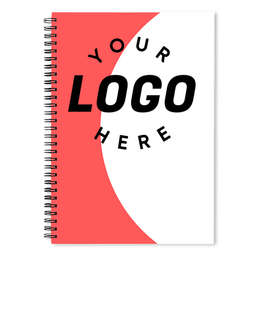 Curve JournalBooks ® Spiral Notebook - Color: Coral