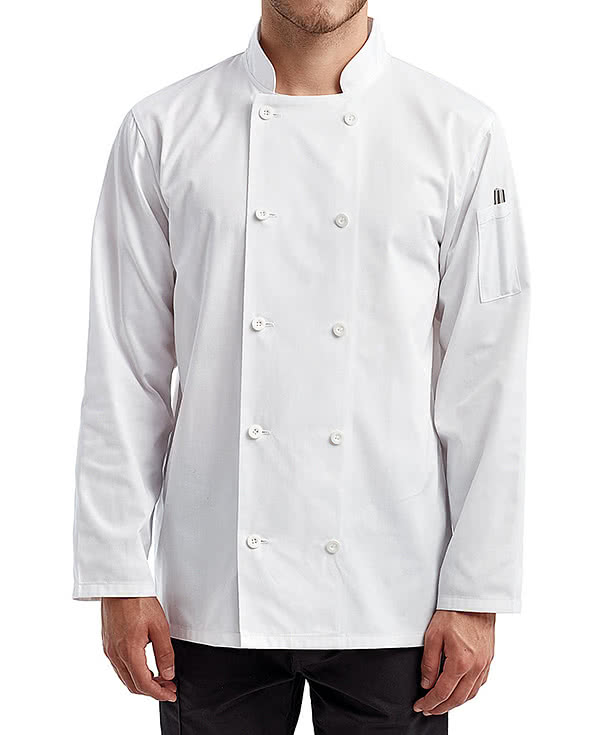 Artisan Collection Sustainable Long Sleeve Chef's Jacket - Printed
