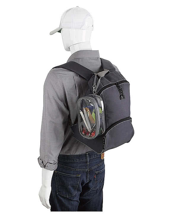 Clear Recycled TPU Hanging Accessory Pouch