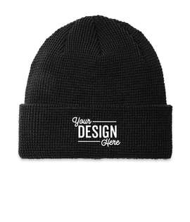 Port Authority Thermal Knit Cuff Beanie - Color: Deep Black