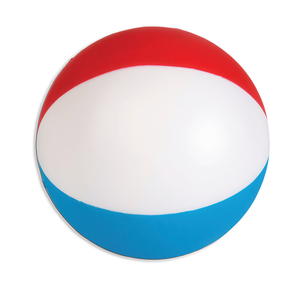 Beach Ball Shaped Stress Reliever-default