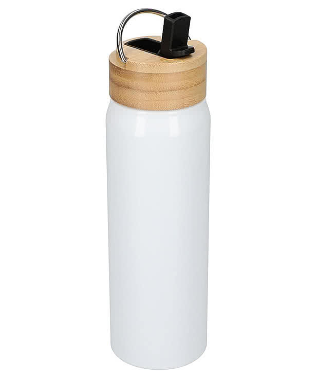 26 oz. Billy Recycled Aluminum Water Bottle With Bamboo Lid