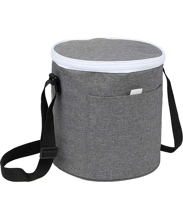 Full Color Round Recycled 9 Can Cooler Bag