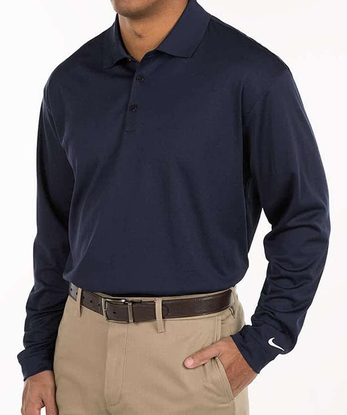 Nike Tall Dri-FIT Tech Long Sleeve Performance Polo