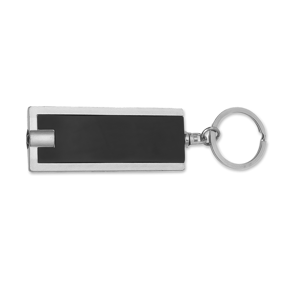 Rectangular LED Flashlight Keychain-default