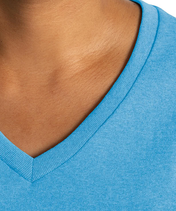 Port & Company Women's Core Cotton V-Neck T-shirt