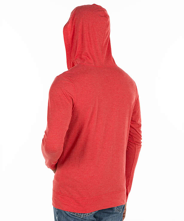 Anvil Tri-Blend Full Zip T-shirt Hoodie