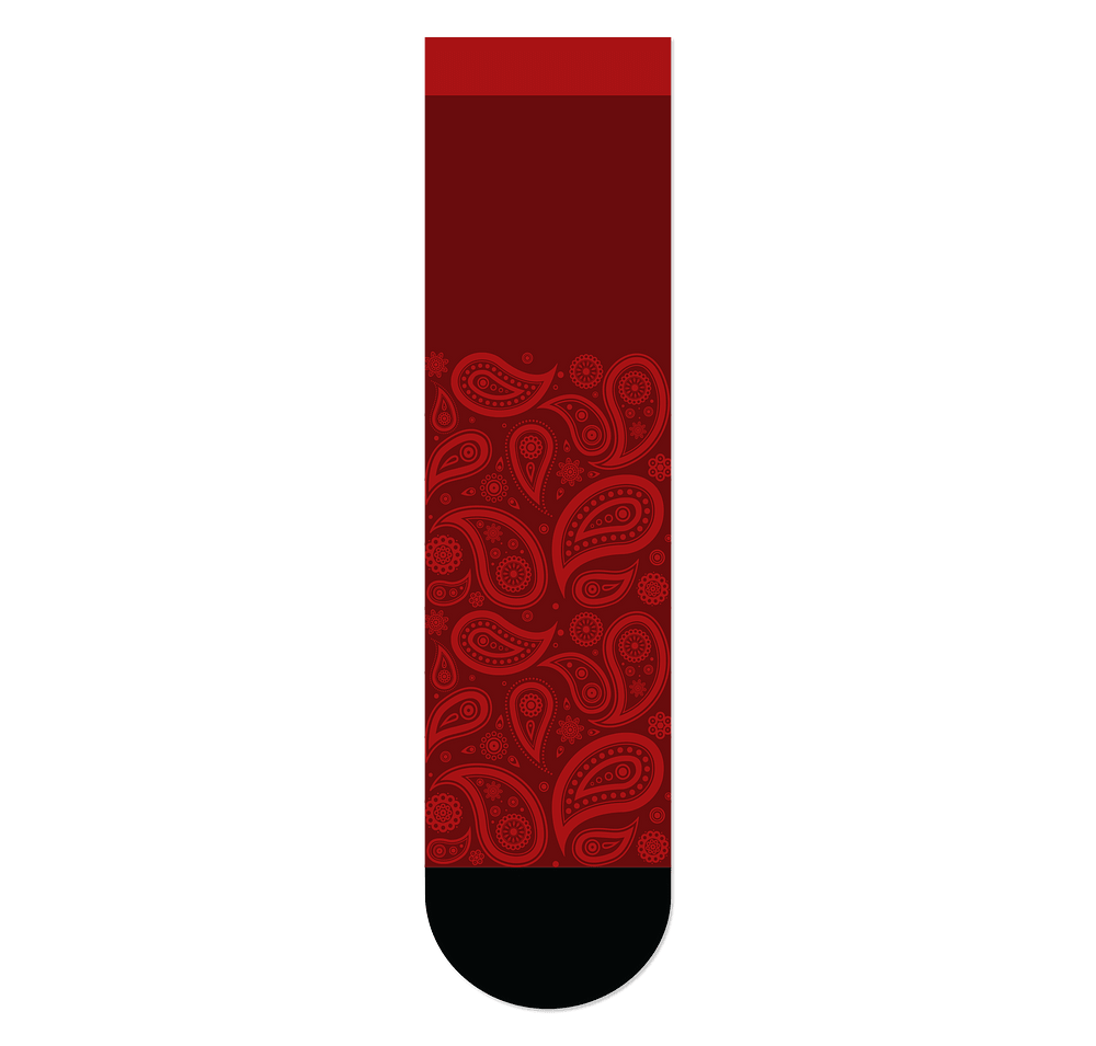 Paisley Crew Socks-default