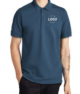 MERCER+METTLE Stretch Heavyweight Pique Polo - Color: Insignia Blue