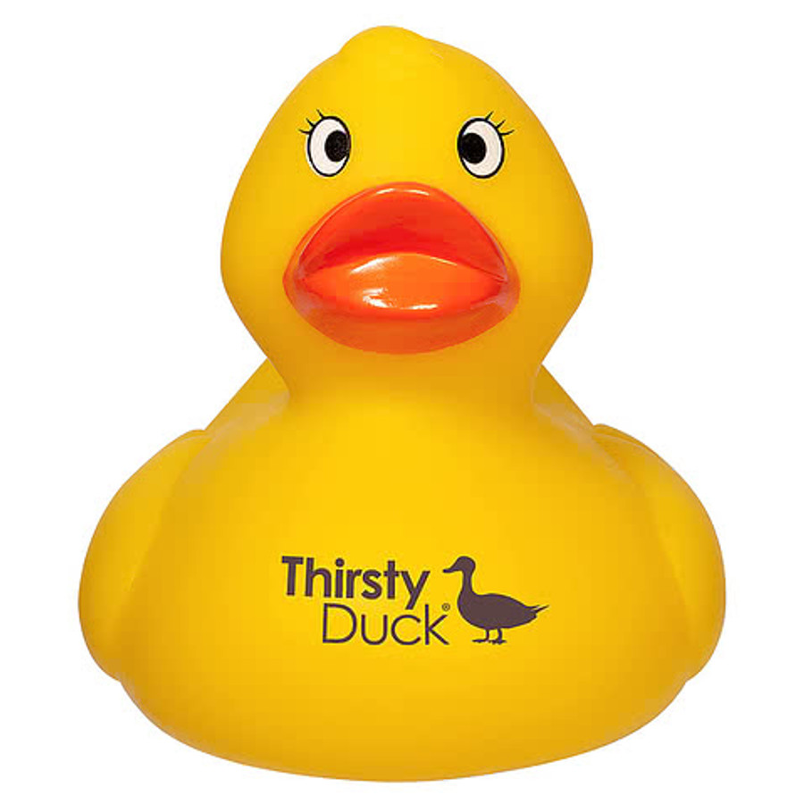 Weighted Racing Rubber Duck in YELLOW