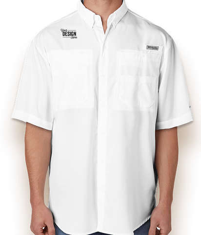 Columbia Tamiami Short Sleeve Fishing Shirt - White