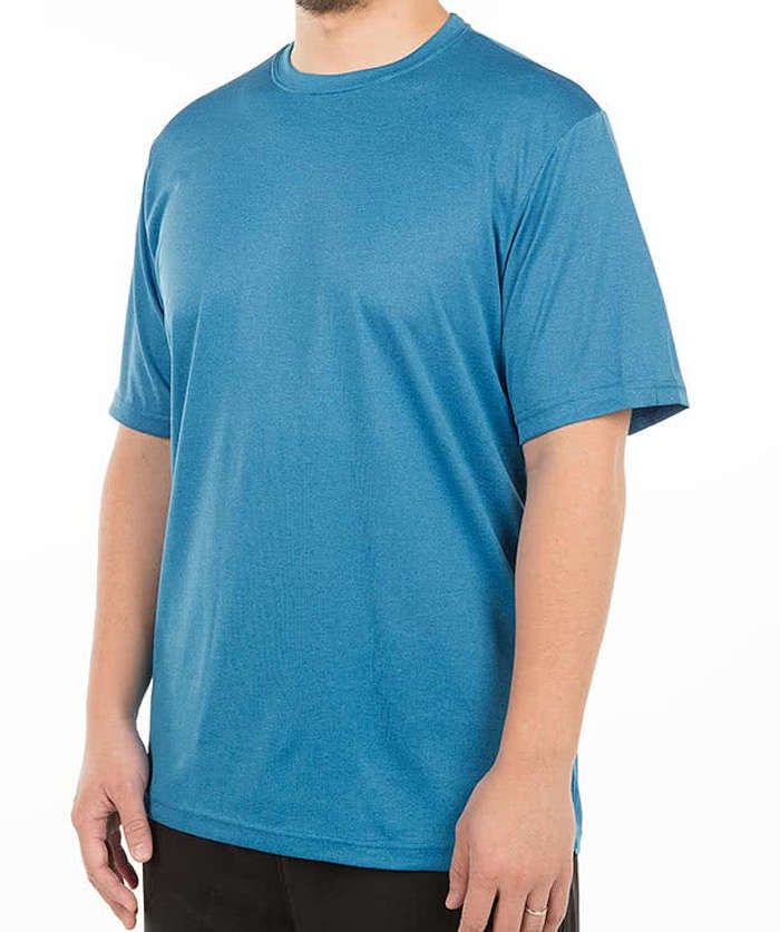 NWT Tek Gear Men's Performance T-shirt Size XL Grey Heather