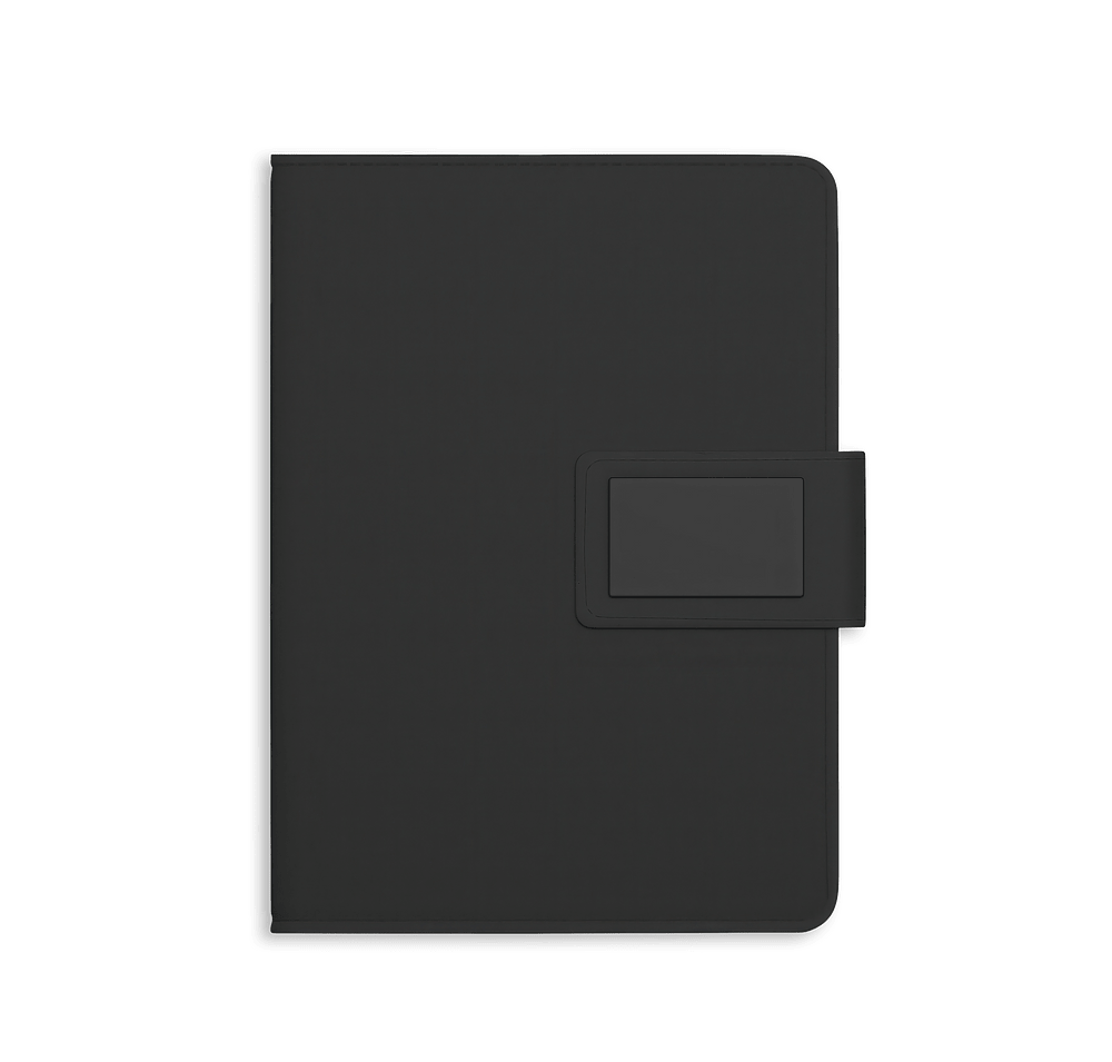 Laser Engraved SCX Innovative Design Padfolio with Power Bank-default