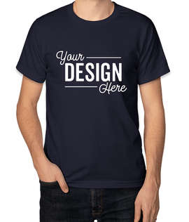 Bayside USA-Made Jersey T-shirt - Color: Navy