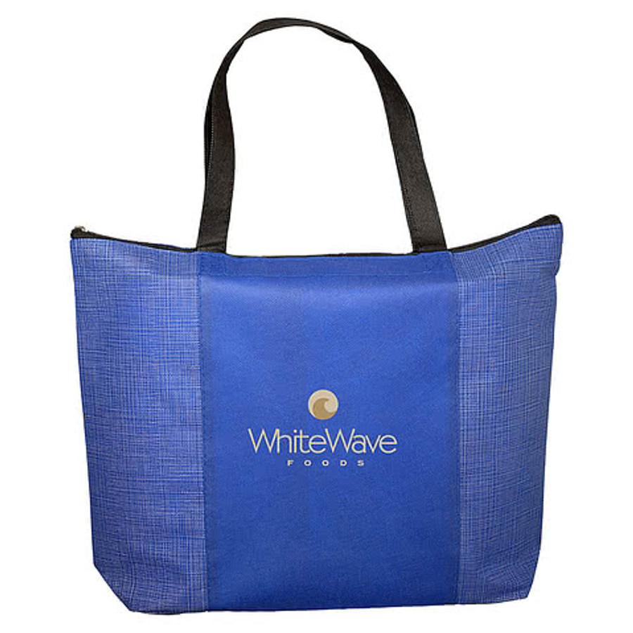 Tonal Non-Woven Zippered Trade Show Tote Bag