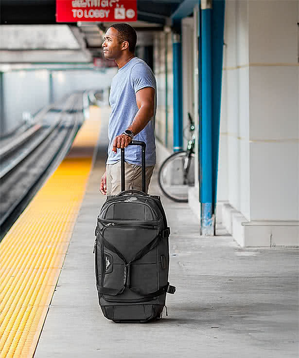 High Sierra Fairlead 34" Drop Bottom Wheeled Duffel Bag