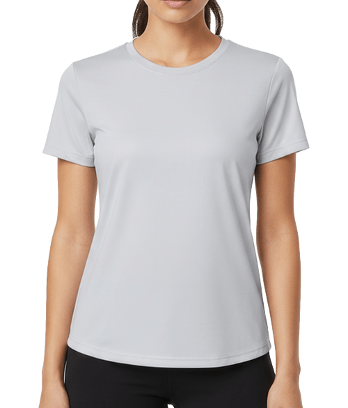 Core 365 Women's Capital UPF 50 Performance Shirt in Platinum
