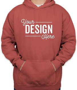 Comfort Colors Hooded Sweatshirt - Color: Crimson
