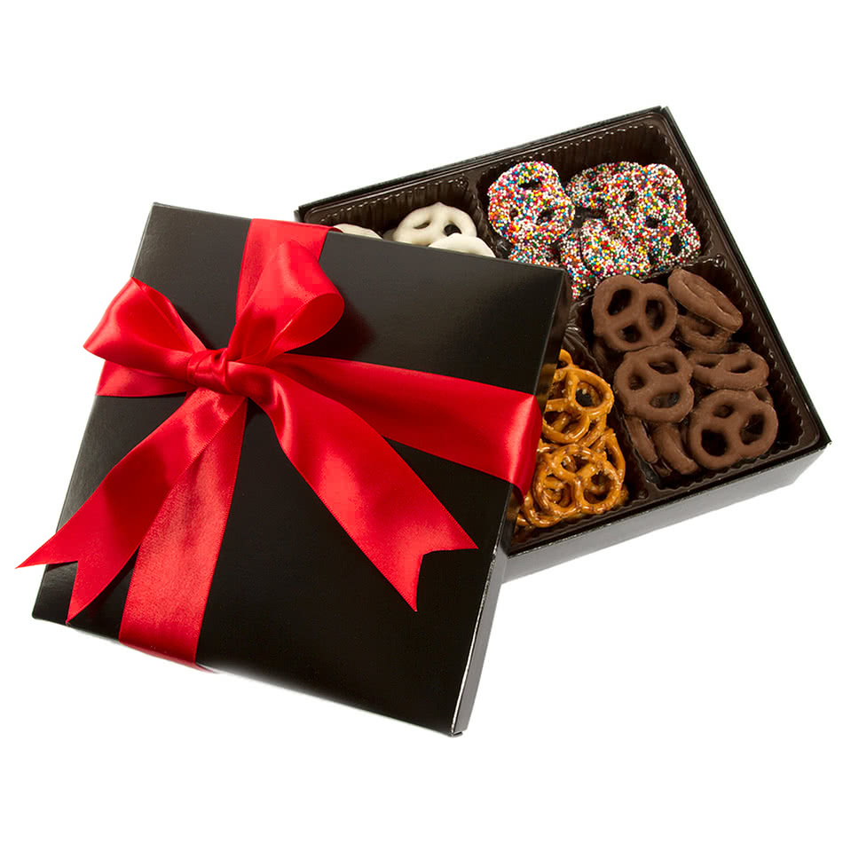 Assorted Mini Pretzels Gift Box
