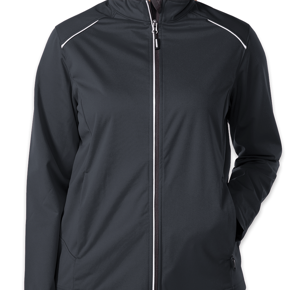 Core 365 Women's Techno Lite Three-Layer Tech Shell Jacket - Printed-default