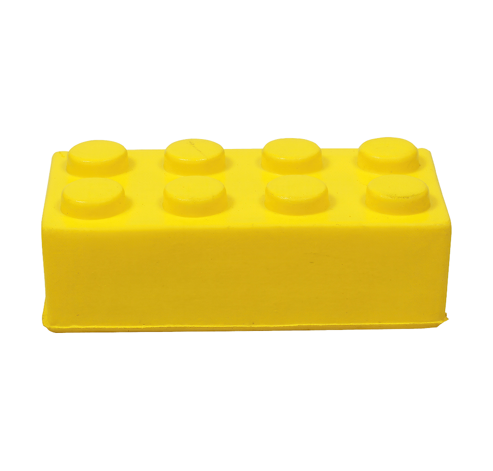 Construction Building Block Shape Stress Ball-default